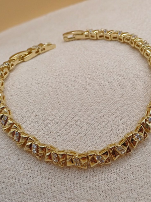 Elegáns 14 k karkötő