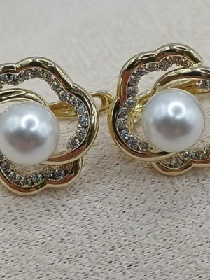 14 k színű gyöngy elegancia