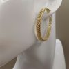 14 k karika fülbevaló