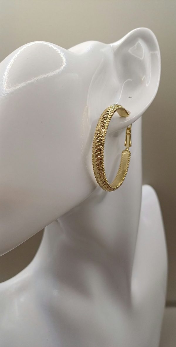 14 k karika fülbevaló