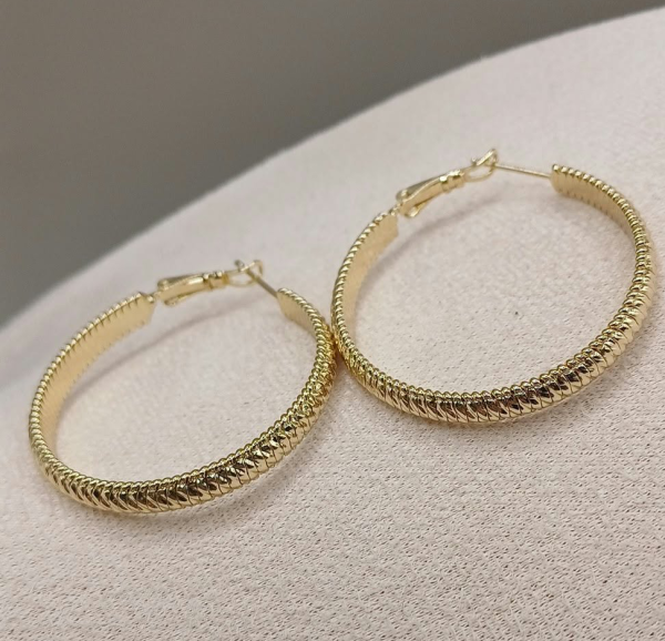 14 k karika fülbevaló