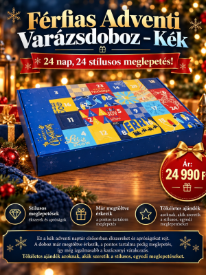 Férfias Adventi Varázsdoboz-Kék